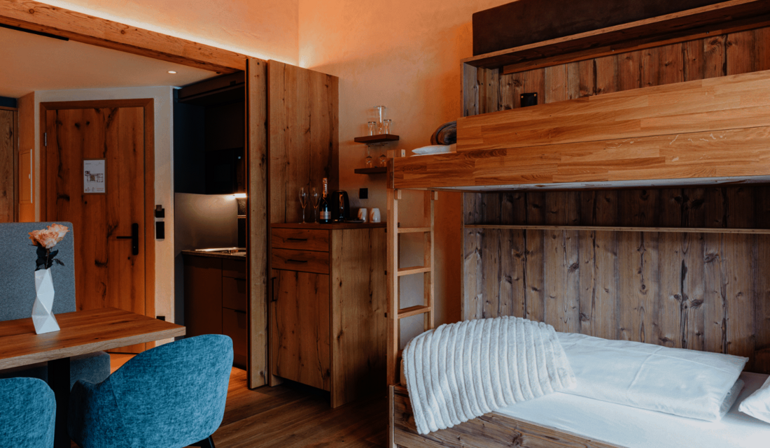 Genügend Platz in der Sunset Suite