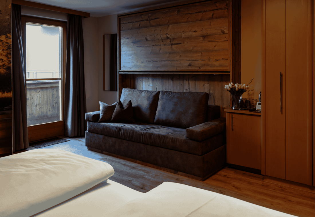 Sofa vom Bett aus
