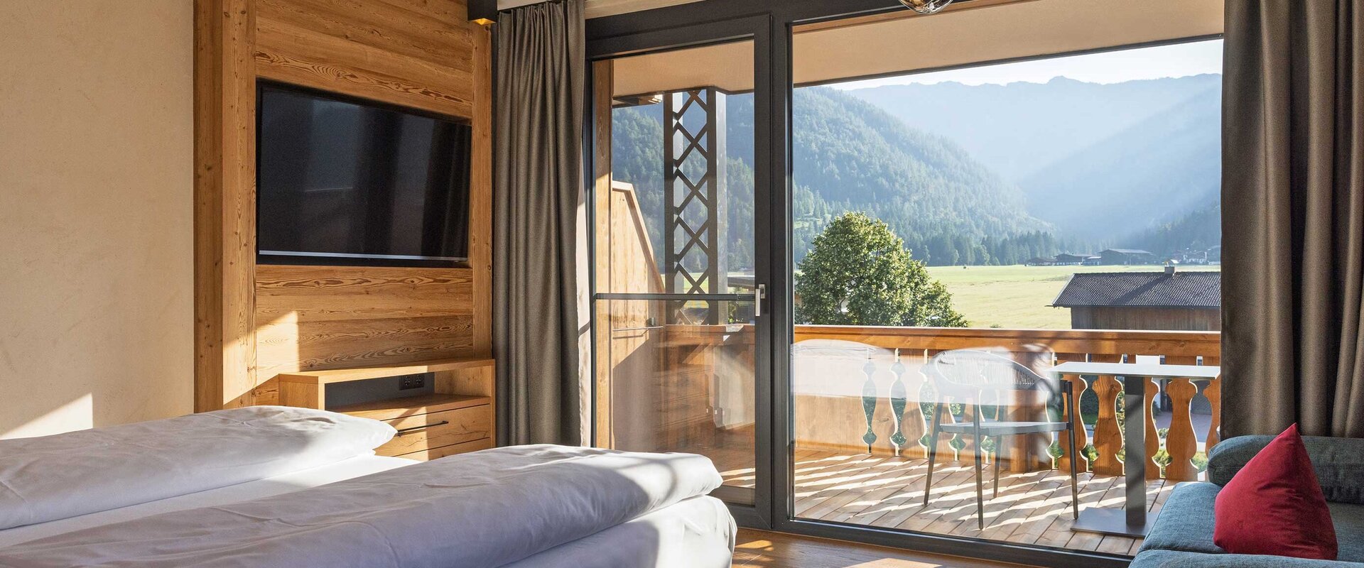 Blick auf die Berge
