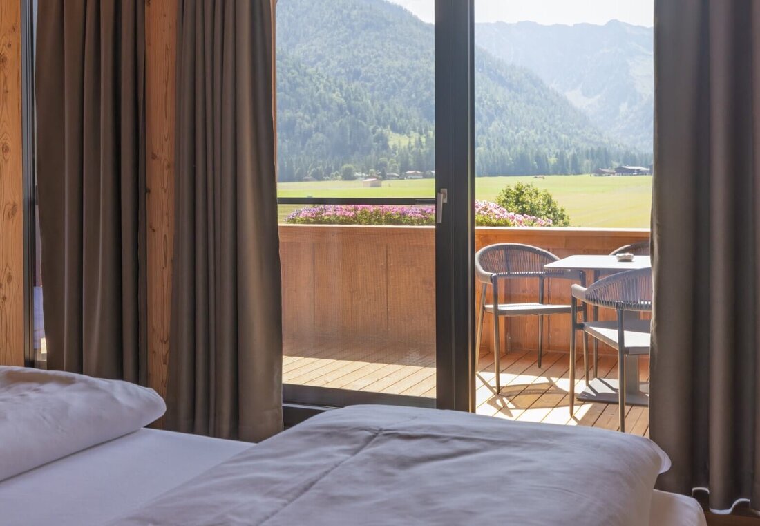 Aussicht vom Doppelbett