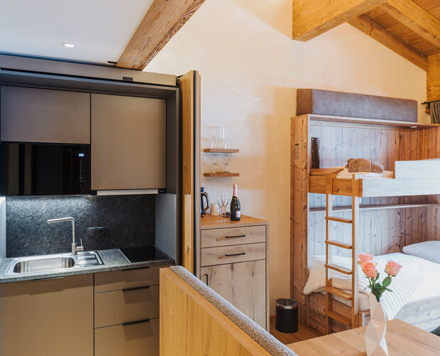 Sunset Studio Küchenzeile und Stockbett
