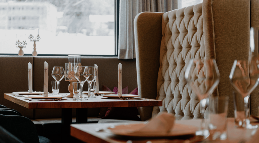 Tafel im Restaurant
