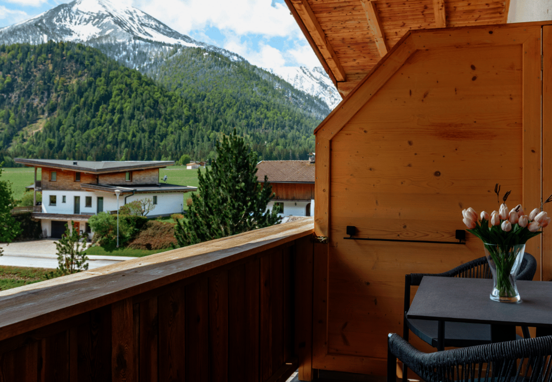Aussicht vom Balkon