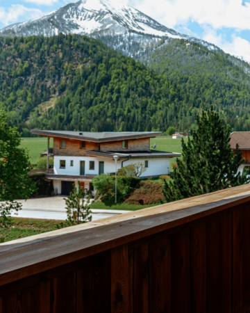 Ausblick vom Balkon