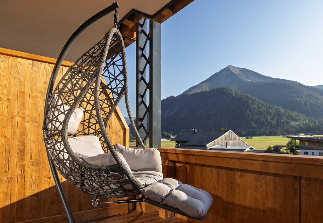 Hängeschaukel am Balkon