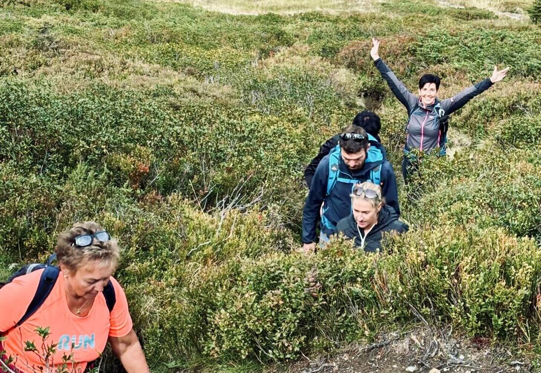 Gruppe von Wanderer